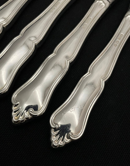 Martha Sølvbestikk Kniv Langt skaft gravering bak