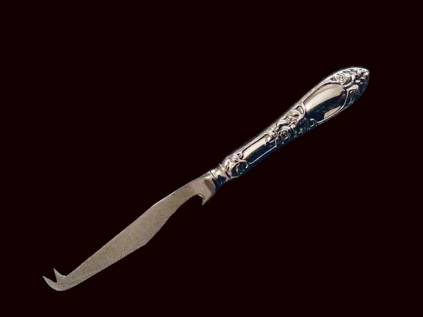 Opphøid Rose Sølvbestikk ostehøvel opptrekker