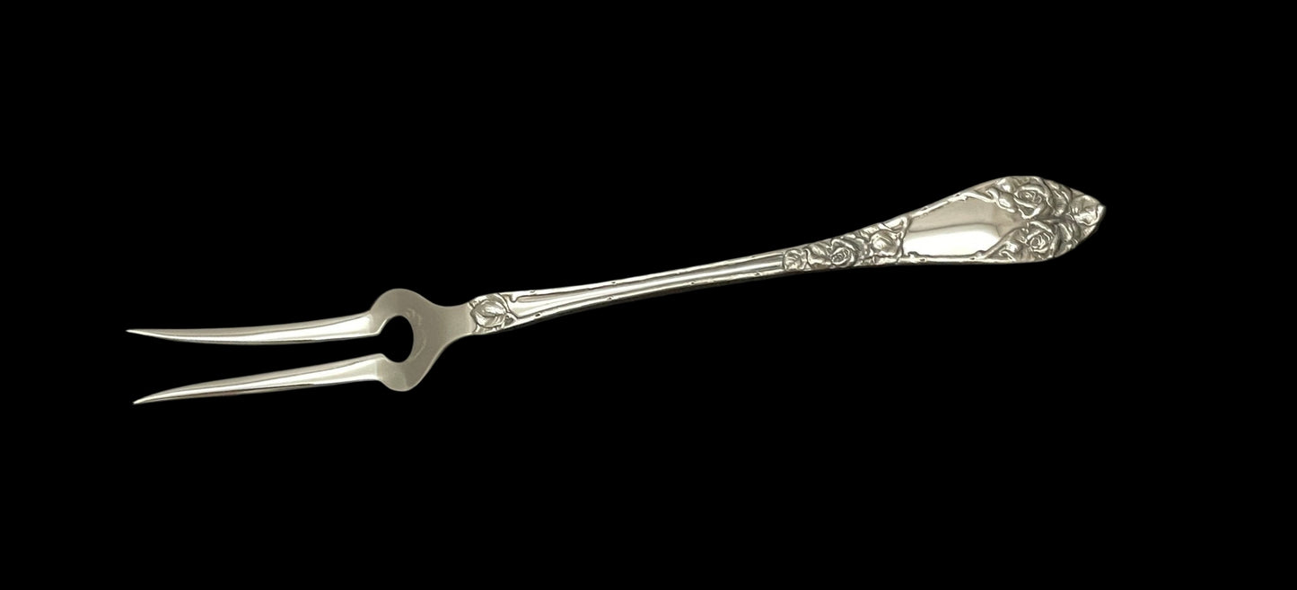 Opphøld Rose sølvbestikk Anretningsgaffel eldre modell