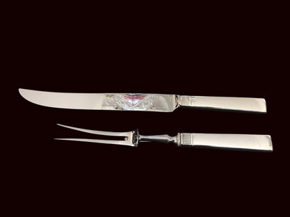 Prins Harald Sølvbestikk Transjerkniv og Transjergaffel
