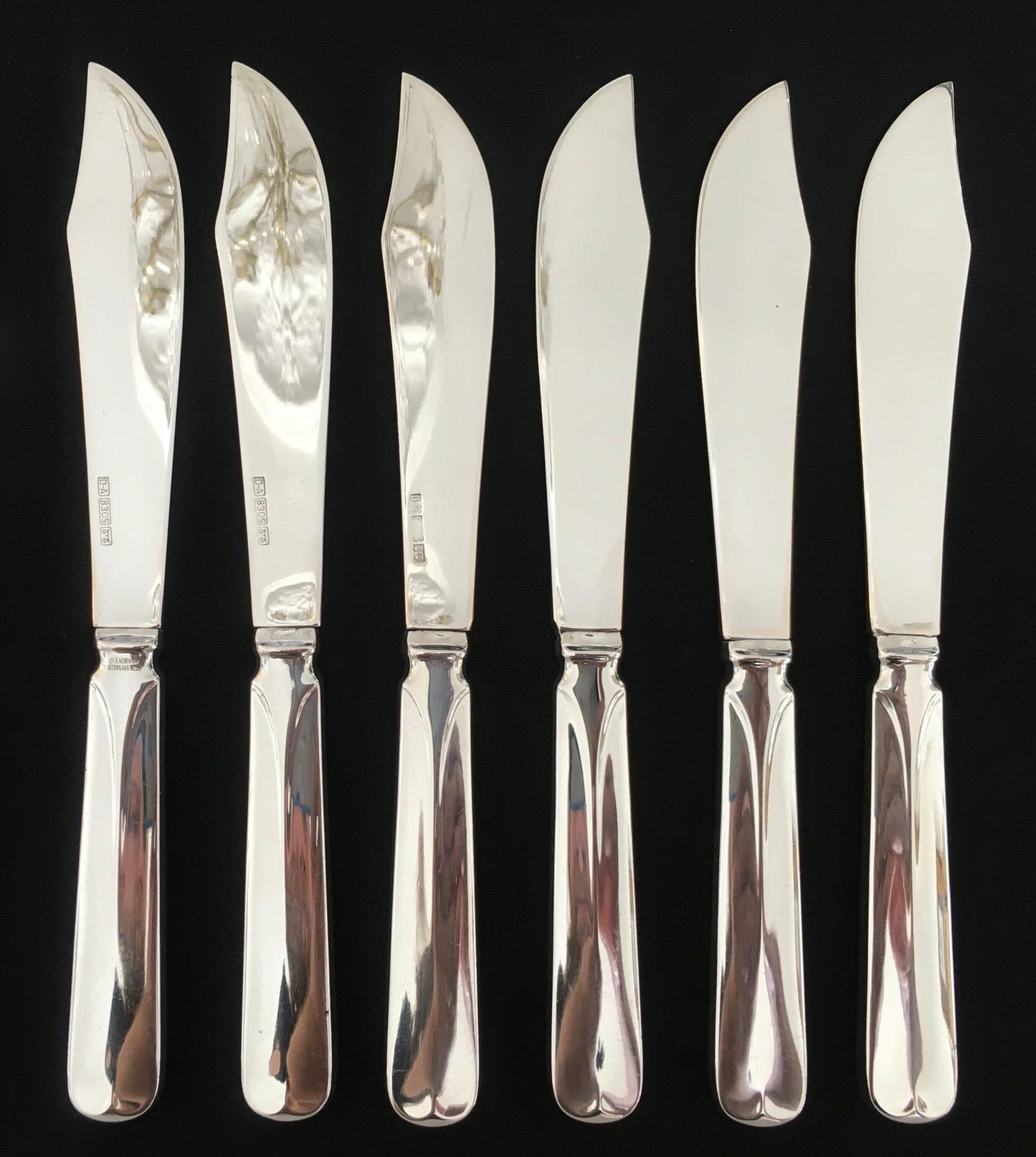 Rådhus Glatt Sølvbestikk Fiskekniv