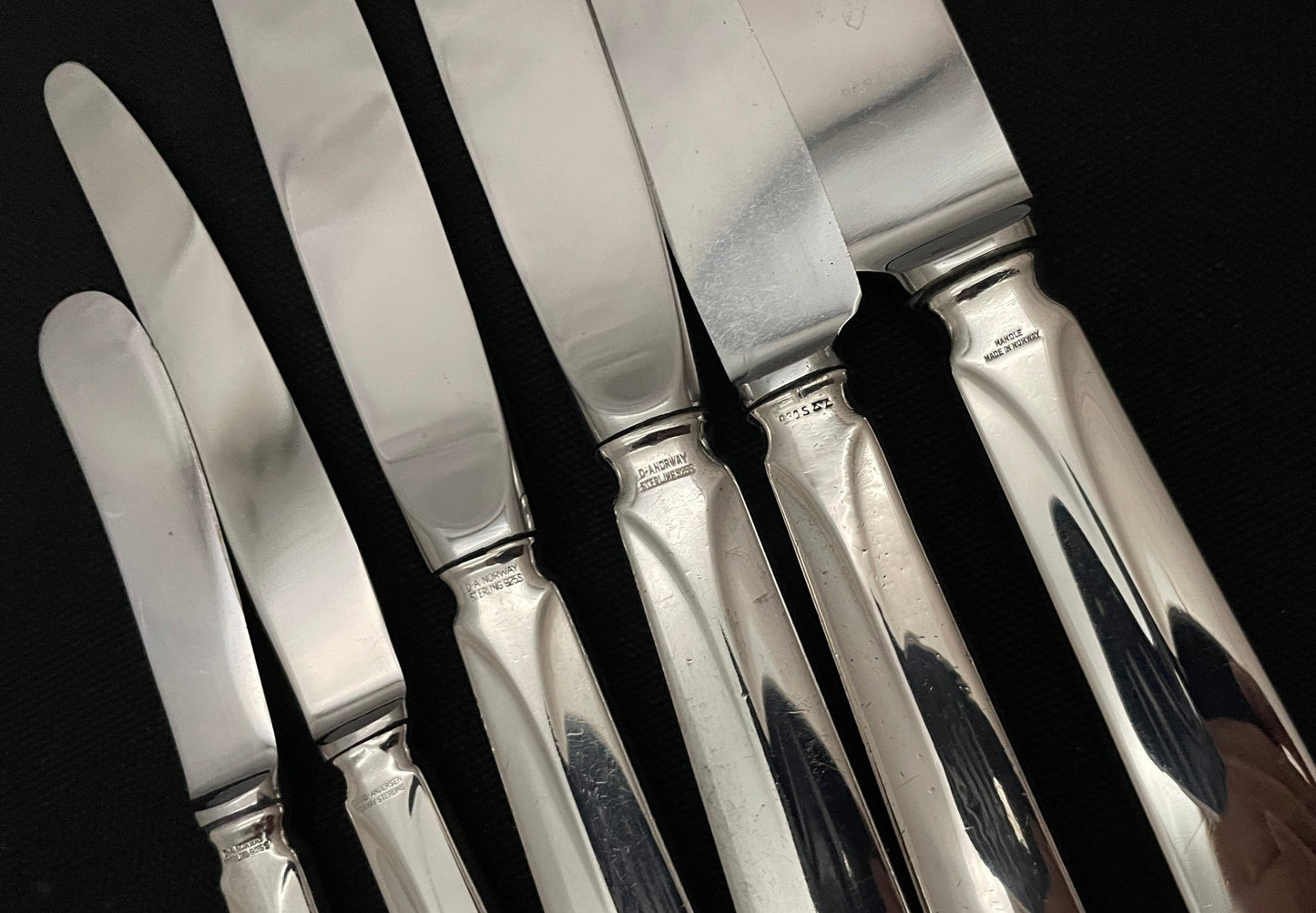 Rådhus Glatt Sølvbestikk Kniv