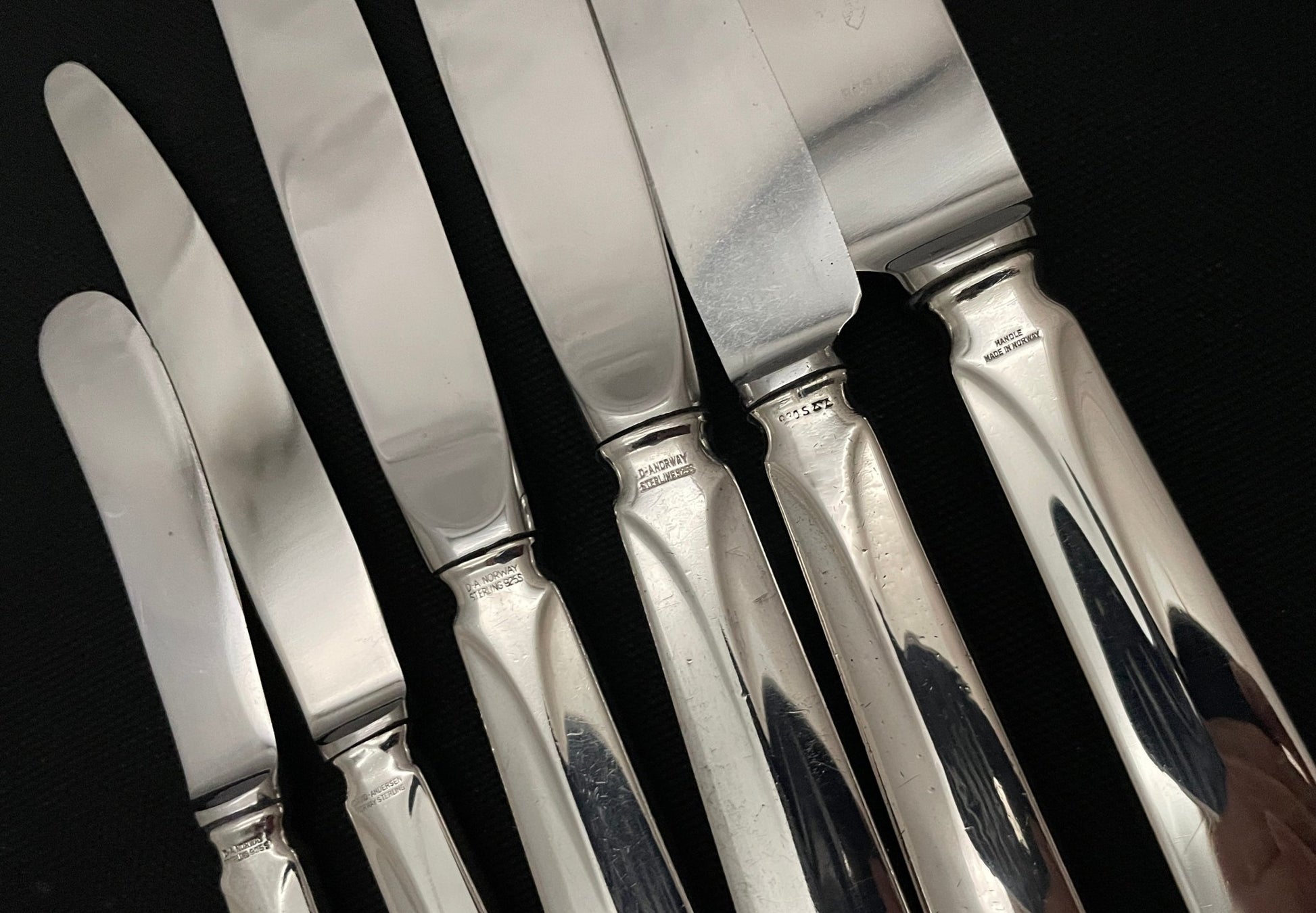 Rådhus Glatt Sølvbestikk Kniv