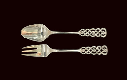 Ringebu Sølvbestikk Kakegaffel og Dessertskje