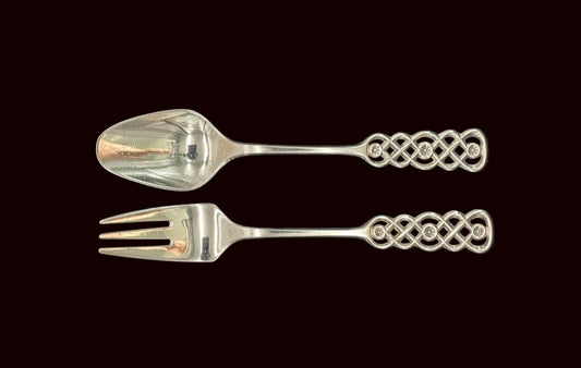 Ringebu Sølvbestikk Kakegaffel og Dessertskje