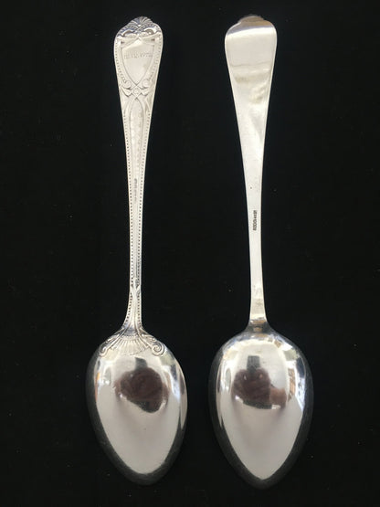 Romansk Sølvbestikk Bakside