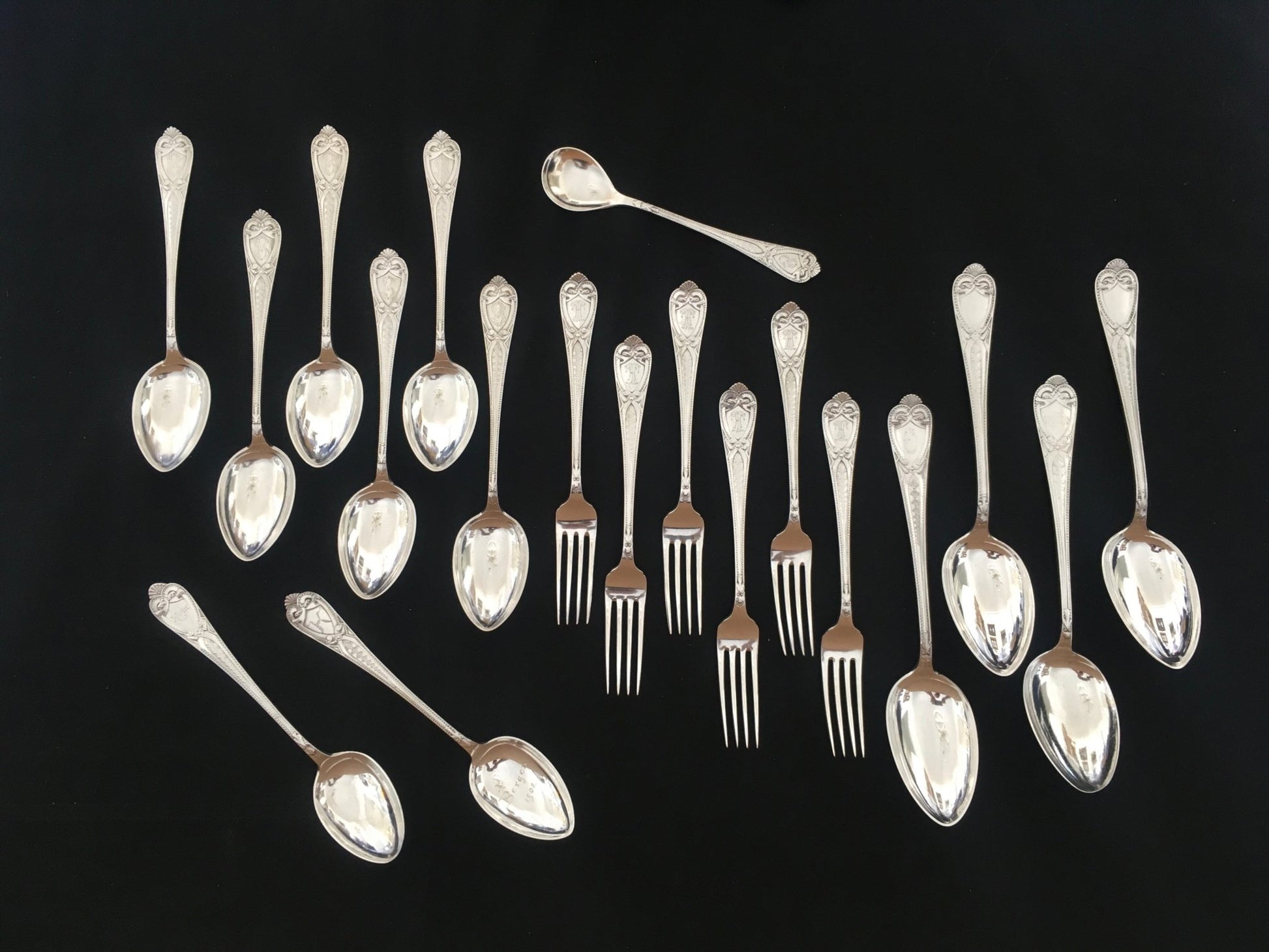 Romansk Sølvbestikk Bestikk