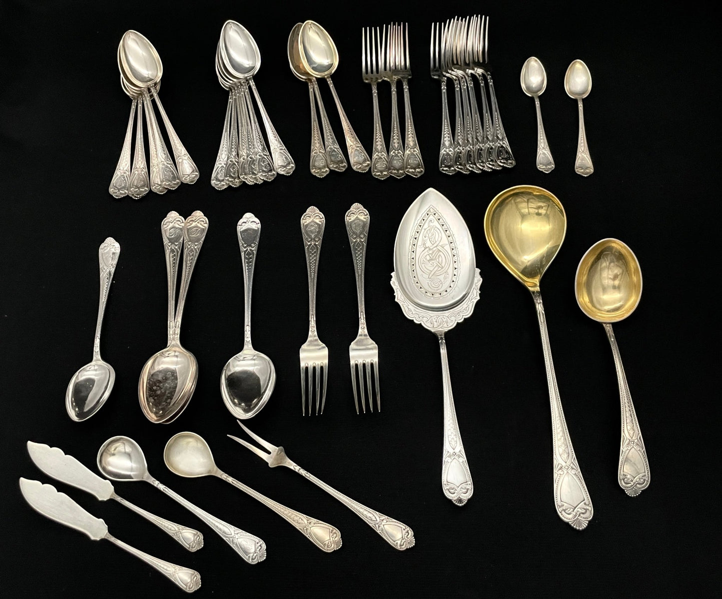 Romansk Sølvbestikk Bestikk