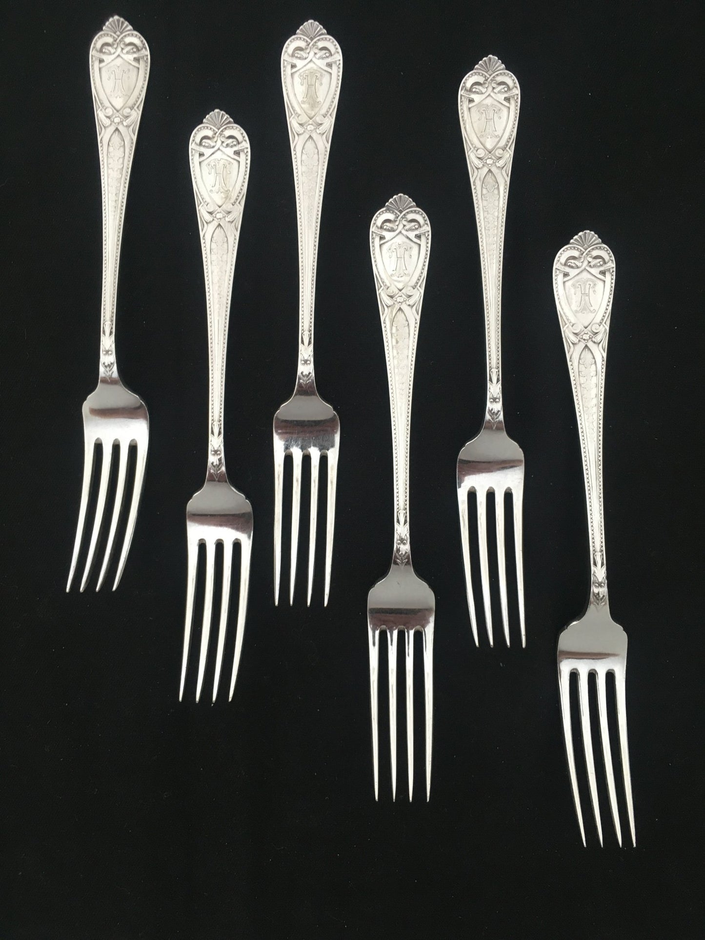 Romansk Sølvbestikk Gaffel