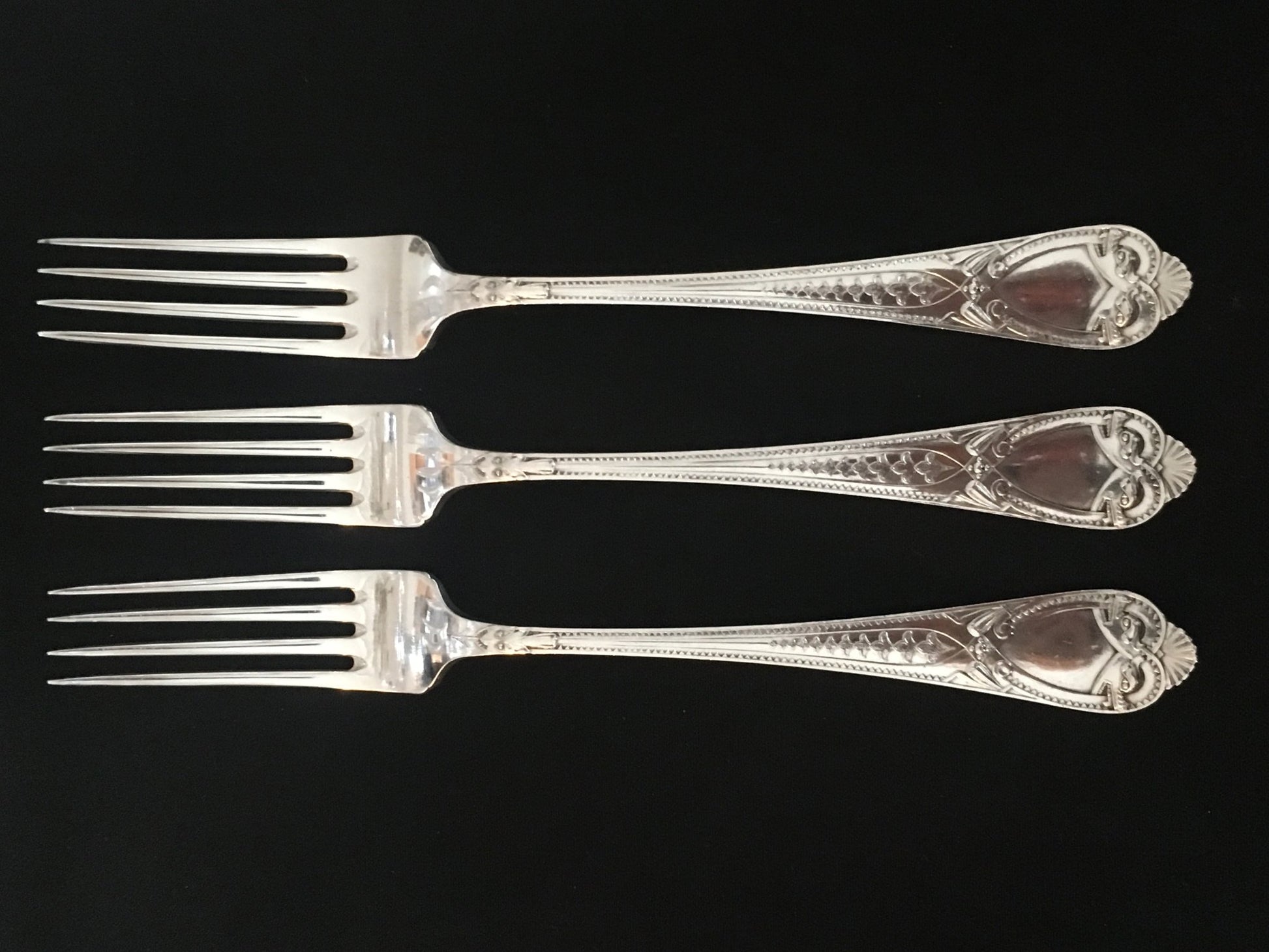 Romansk Sølvbestikk Gaffel