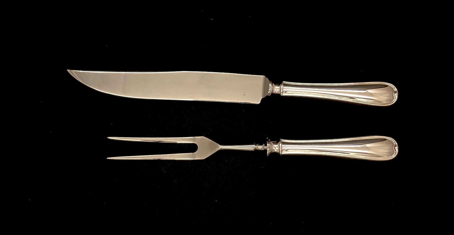 Rosendal Sølvbestikk Transjerkniv og Transjergaffel