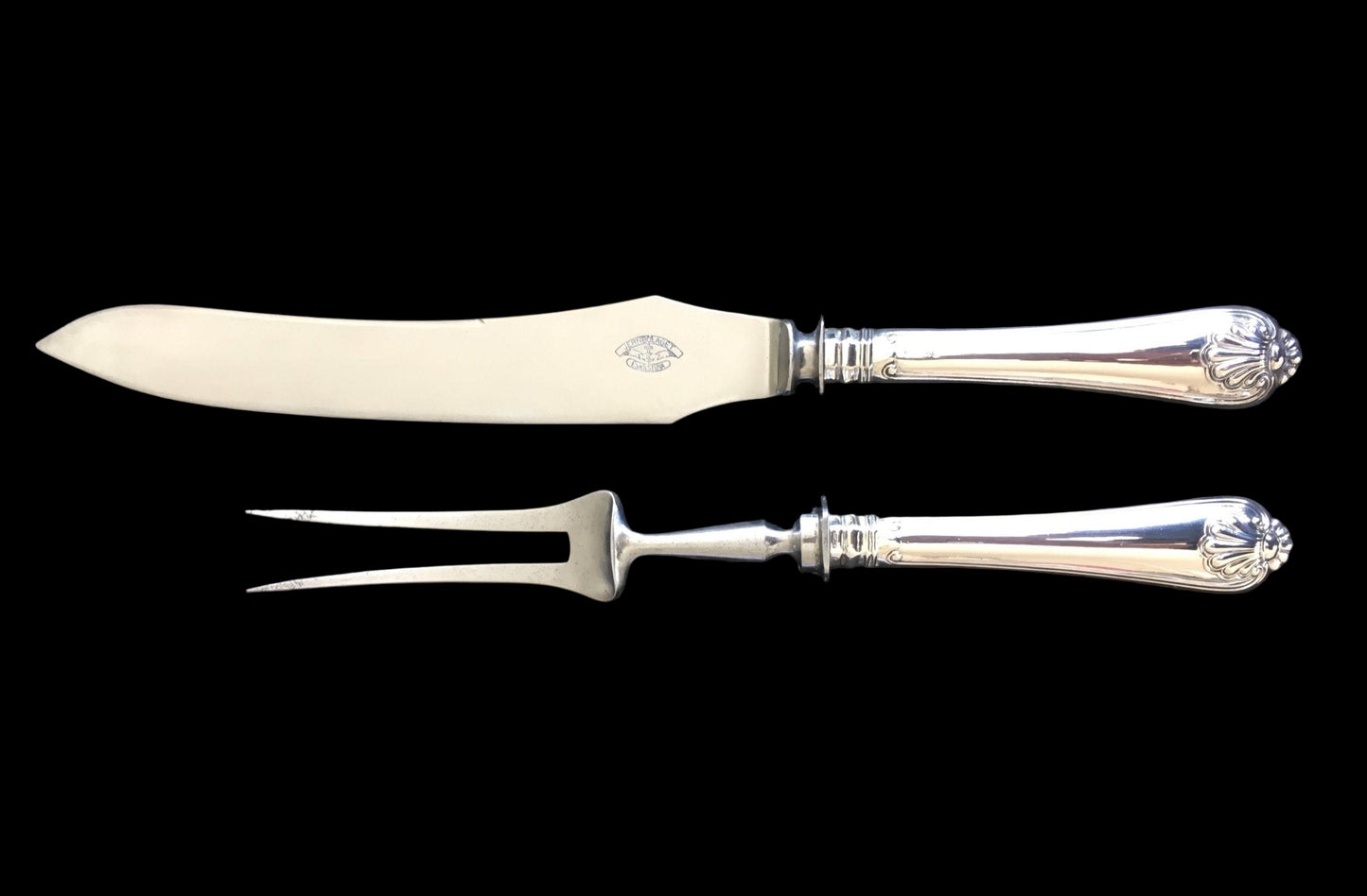 Skjell sølvbestikk Transjersett