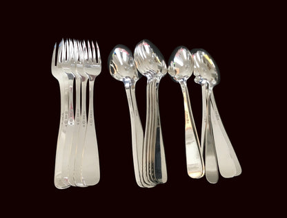 Slottssølv Sølvbestikk Bakside