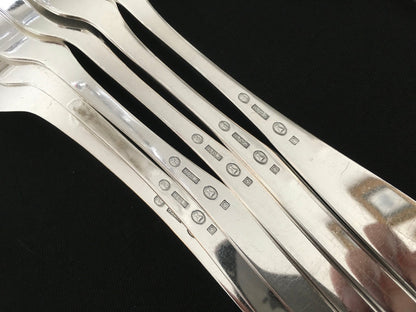 Slottssølv Sølvbestikk Bakside Stempel