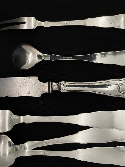 Sogne Sølvbestikk Bakside Stempel