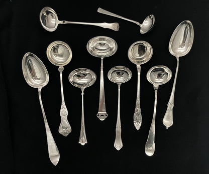 Sølvbestikk Suppeøse og Grøtskje