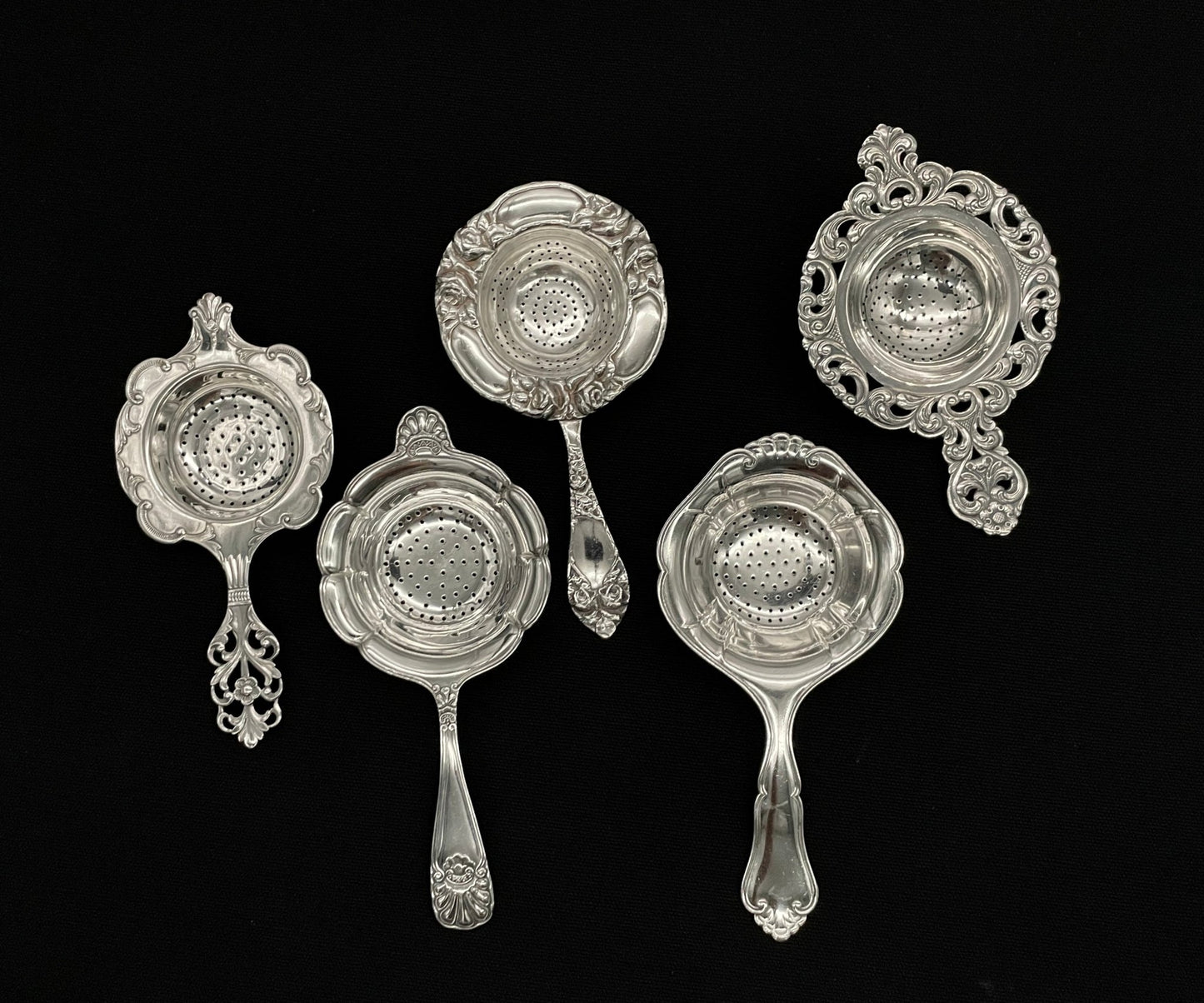 Sølvbestikk Tesil Viking Rose og Slottssølv og Opphøid Rose og Martha og Valdres