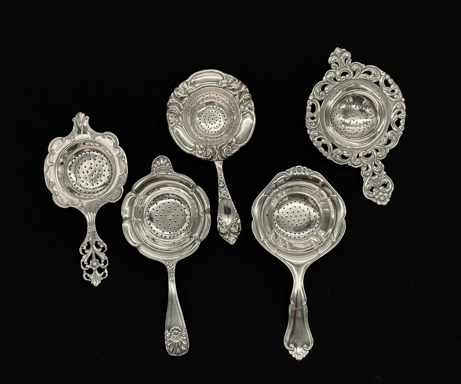 Sølvbestikk Tesil Viking Rose og Slottssølv og Opphøid Rose og Martha og Valdres