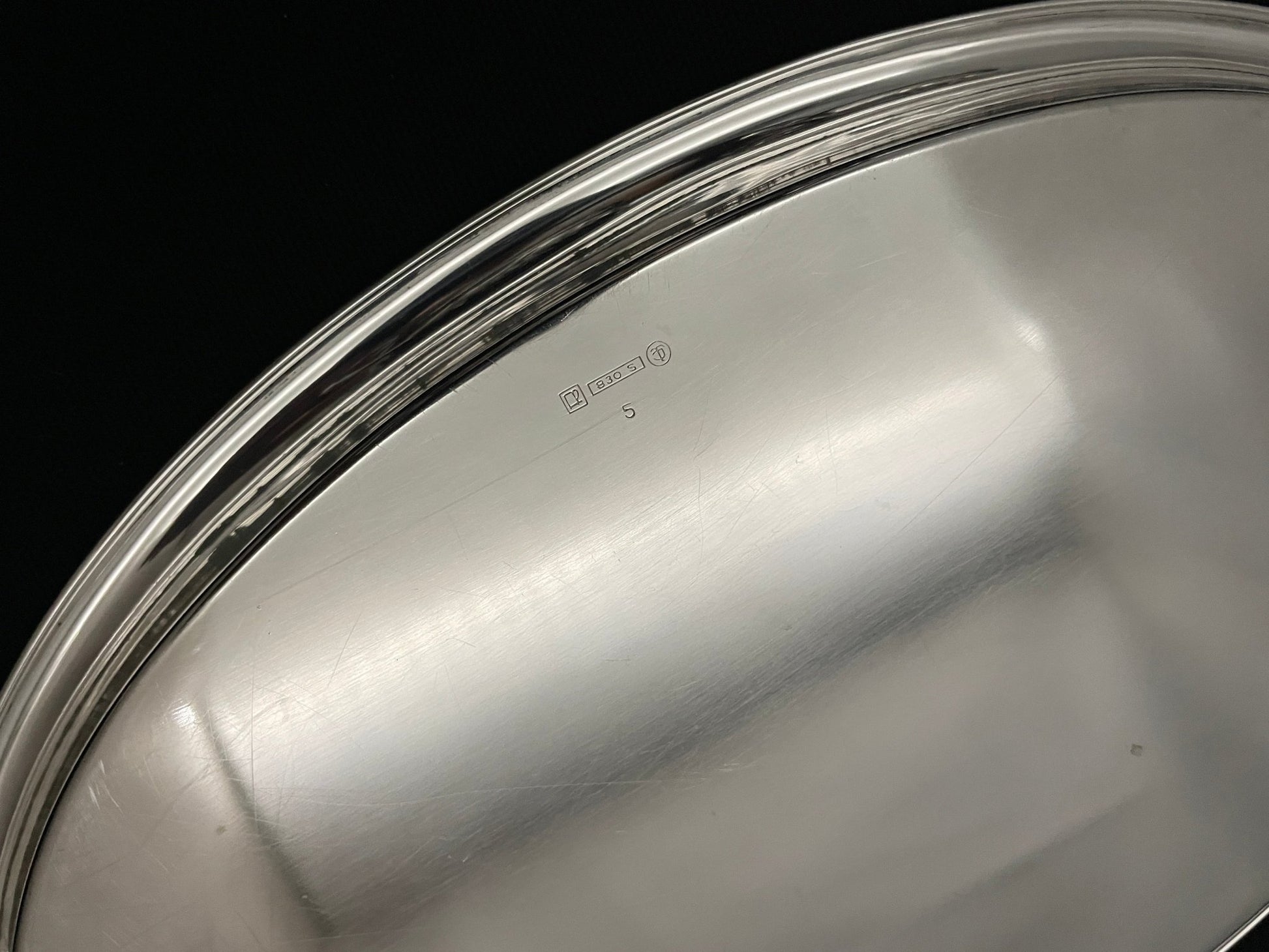 Sett nr 4 Sølvbrett Tostrup