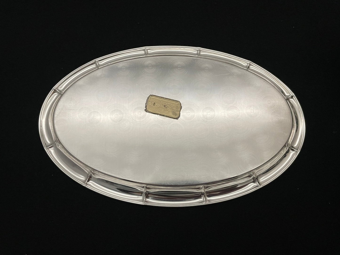 Sett nr 5 Sølvbrett Tostrup