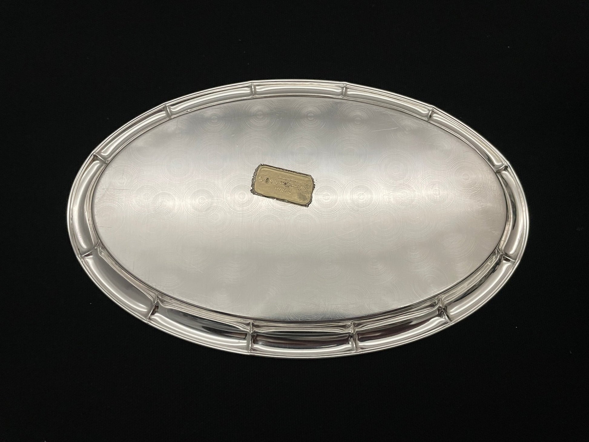 Sett nr 5 Sølvbrett Tostrup