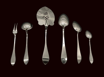 Spissgravert 2 Sølvbestikk Bakside