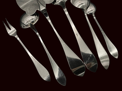 Spissgravert 2 Sølvbestikk Bakside Gravert