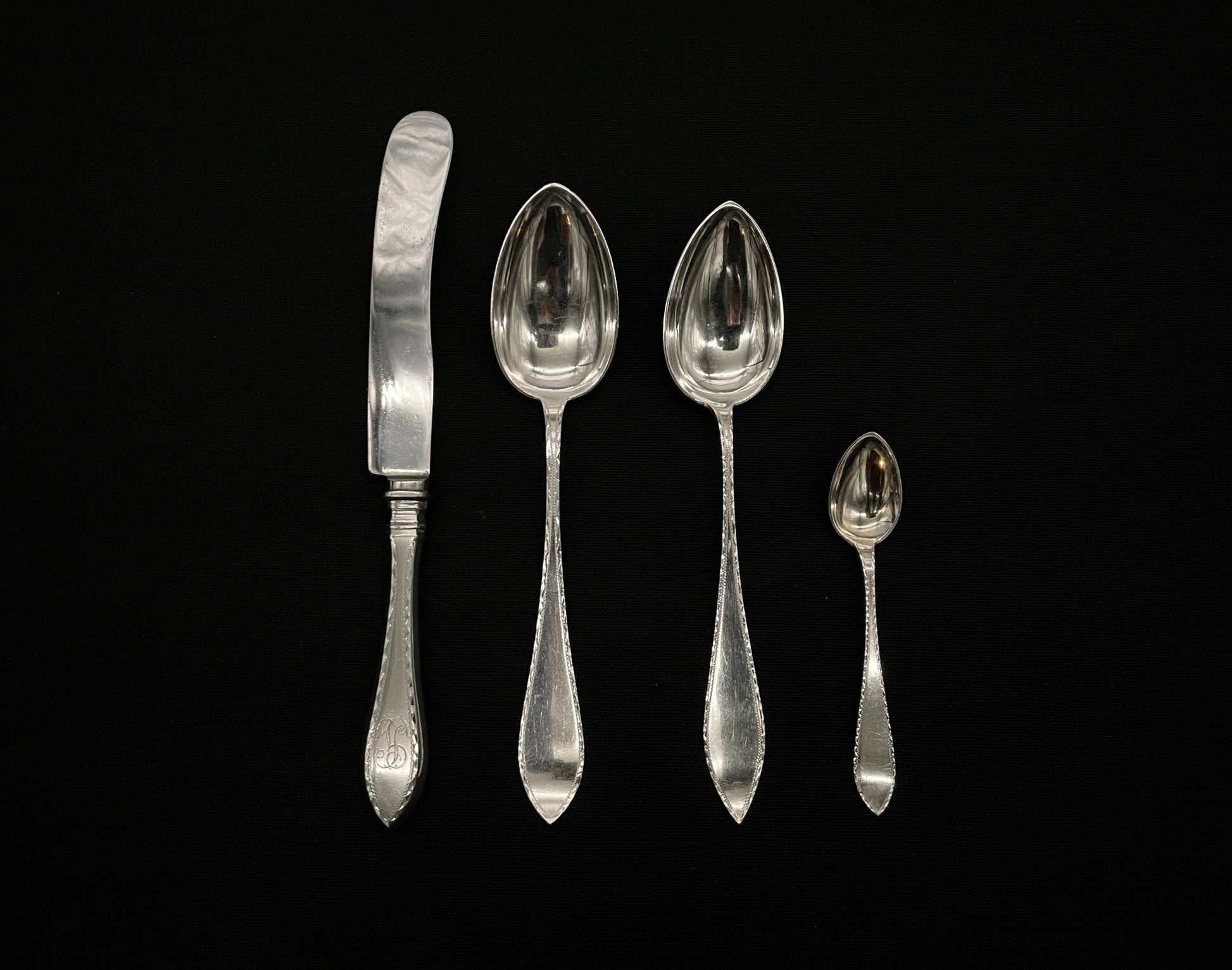 Spissgravert Sølvbestikk