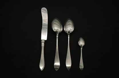 Spissgravert Sølvbestikk Bakside