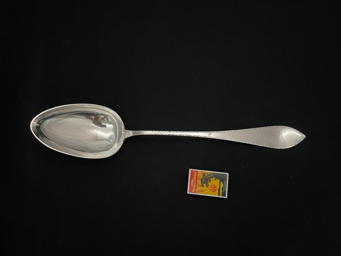 Spissgravert Sølvbestikk Grøtskje