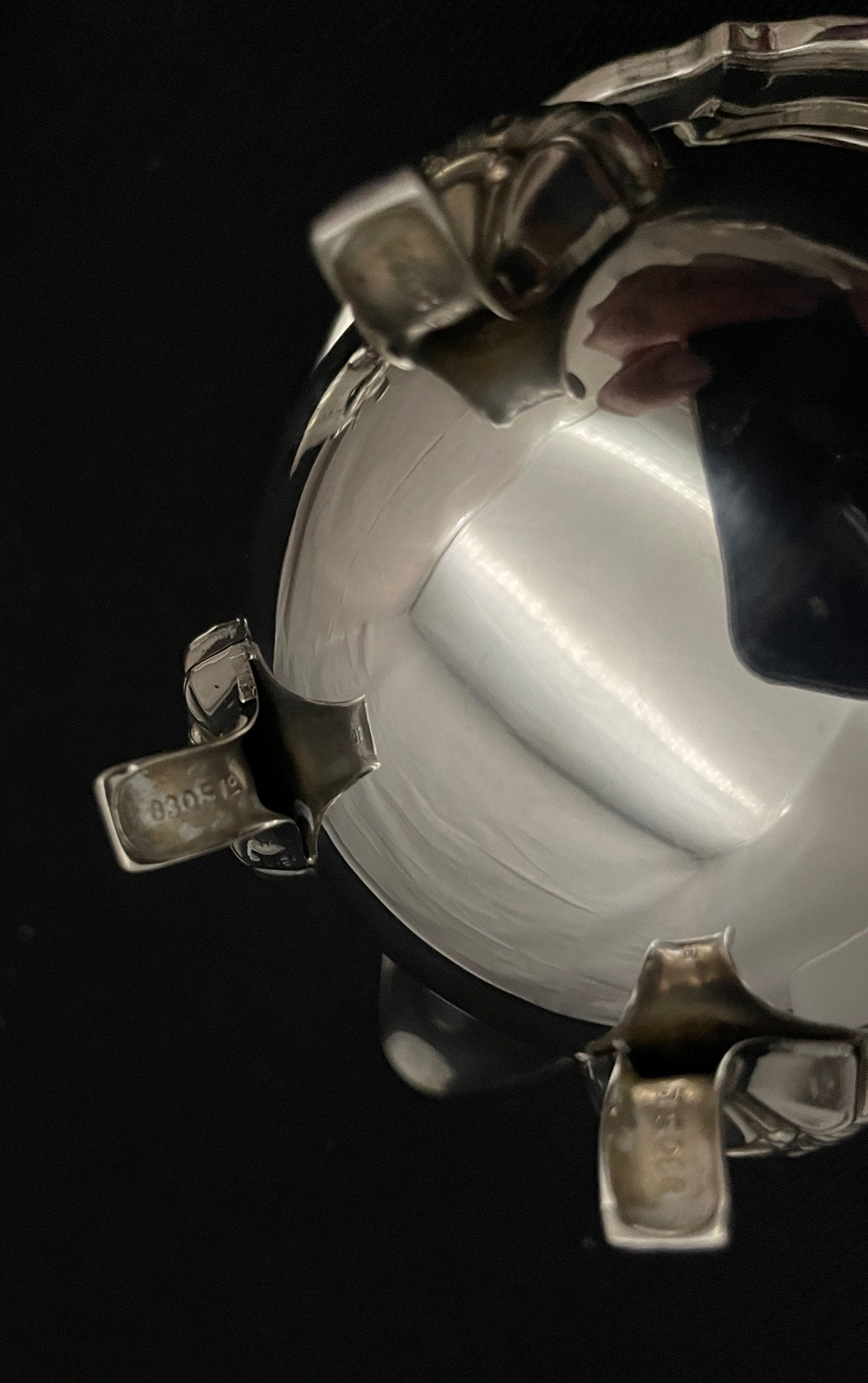 Sett nr 5 Sukkerkopp og fløtemugge Brødrene Lohne Stempel