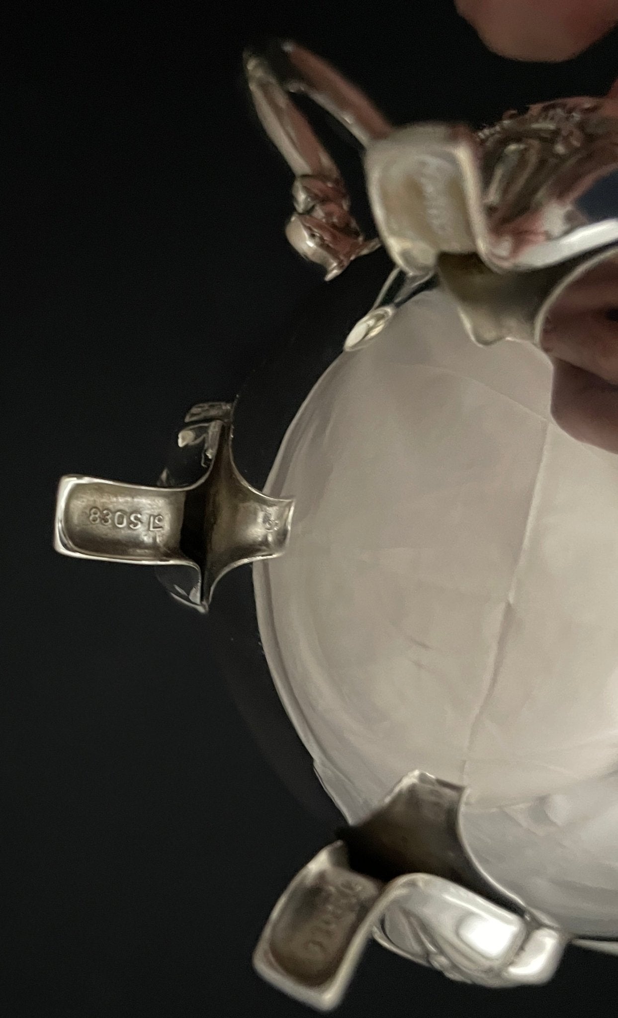 Sett nr 5 Sukkerkopp og fløtemugge Brødrene Lohne Stempel