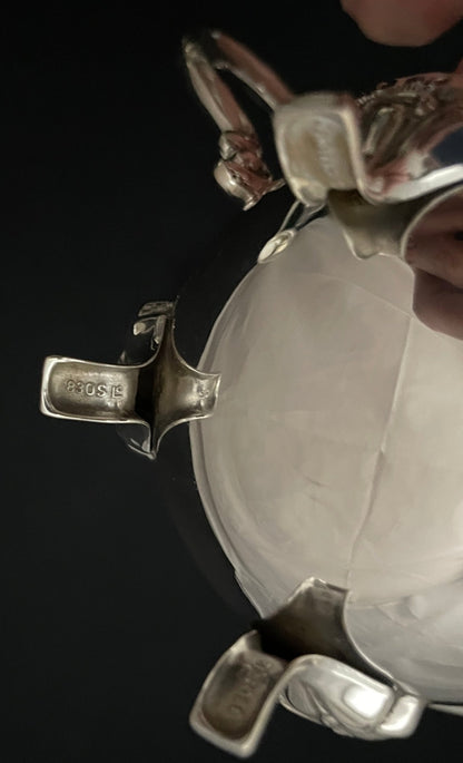 Sett nr 5 Sukkerkopp og fløtemugge Brødrene Lohne Stempel