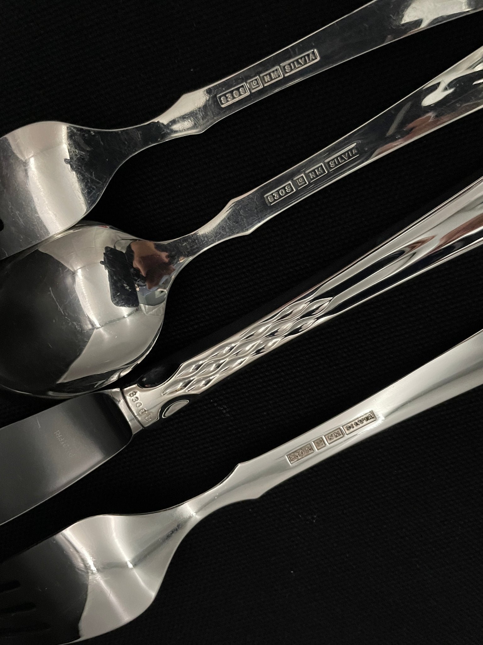 Sylvia Sølvbestikk Bakside Stempel