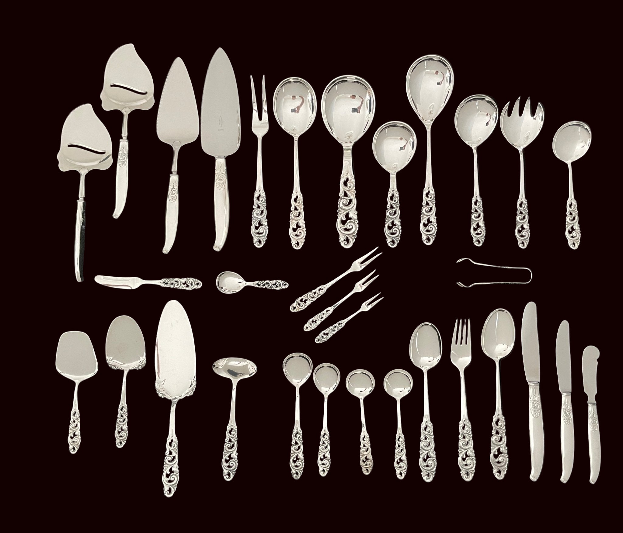 Telesilver silver cutlery in the 830s by Brødrene Mylius