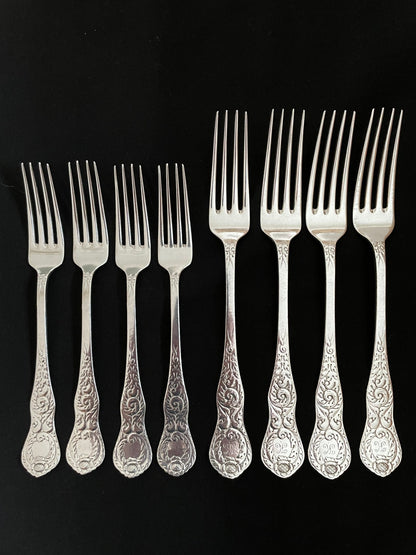 Ukjent Sølvbestikk Tostrup Gaffel Bakside