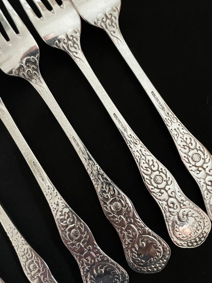 Ukjent Sølvbestikk Tostrup Gaffel Bakside