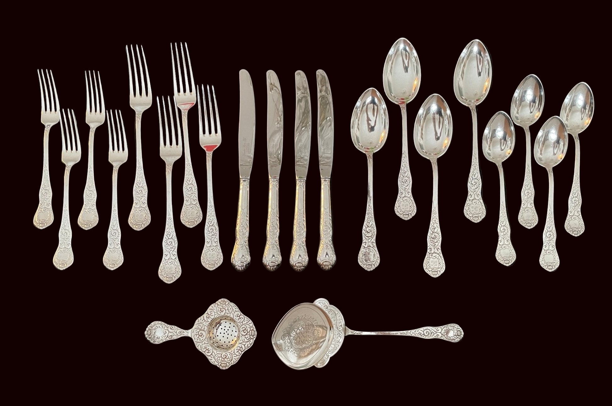 Ukjent Sølvbestikk Tostrup Samlebilde