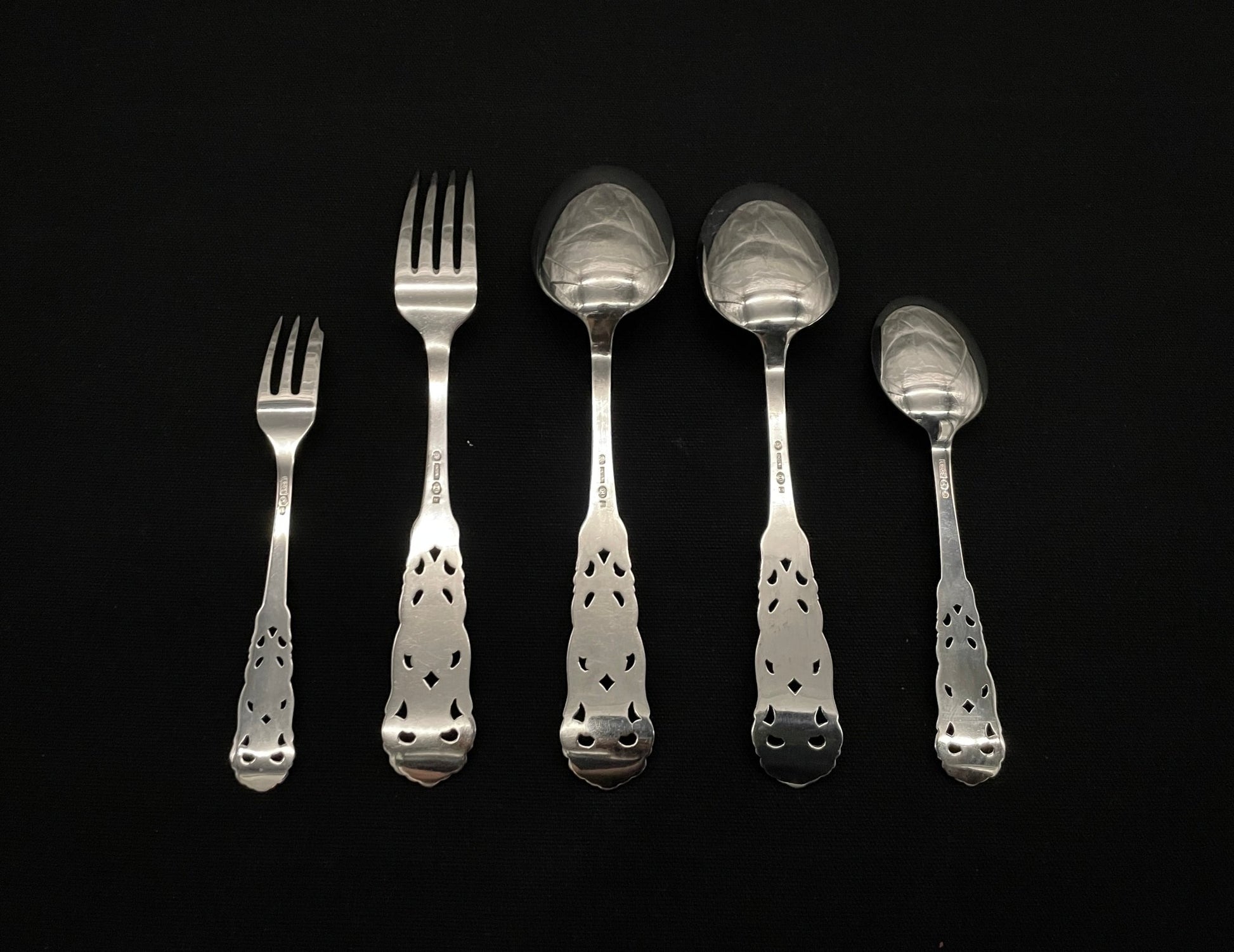 Valdres Sølvbestikk Bestikk Baksside