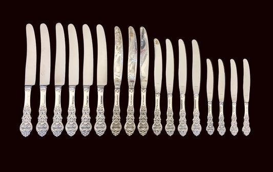 Valdres Sølvbestikk Kniv Bakside