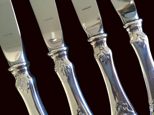 Veddeløp Sølvbestikk Kniv Stempel