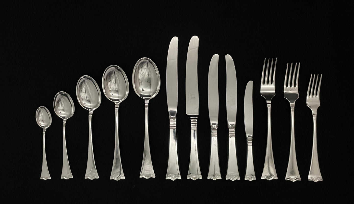 Krone silver cutlery in the 830s by J Tostrup